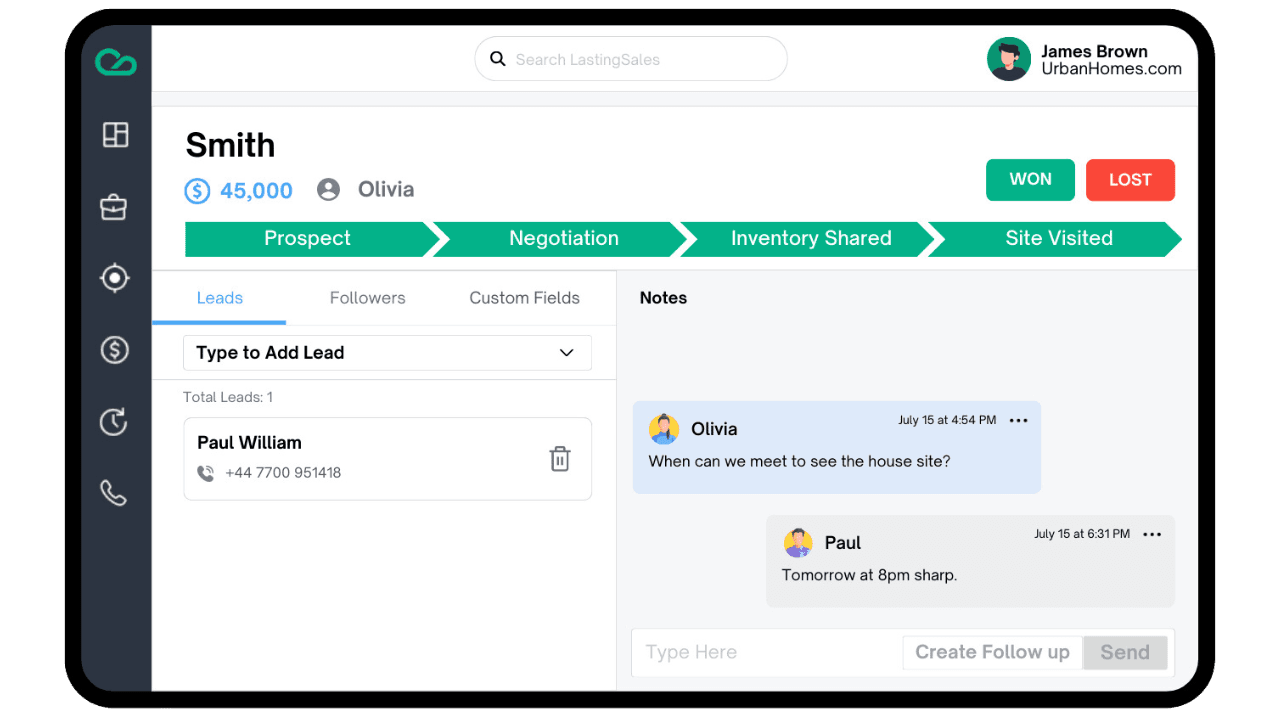 Follow-up Dashboard